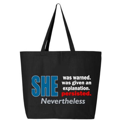 She Was Warned Given An Explanation Persisted Nevertheless 25L Jumbo Tote