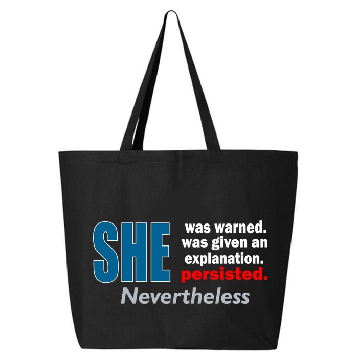 She Was Warned Given An Explanation Persisted Nevertheless 25L Jumbo Tote