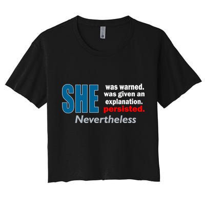 She Was Warned Given An Explanation Persisted Nevertheless Crop Top