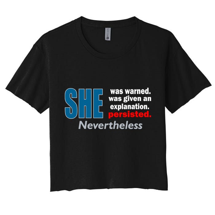 She Was Warned Given An Explanation Persisted Nevertheless Crop Top