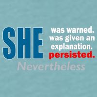 She Was Warned Given An Explanation Persisted Nevertheless Sueded Cloud Jersey T-Shirt