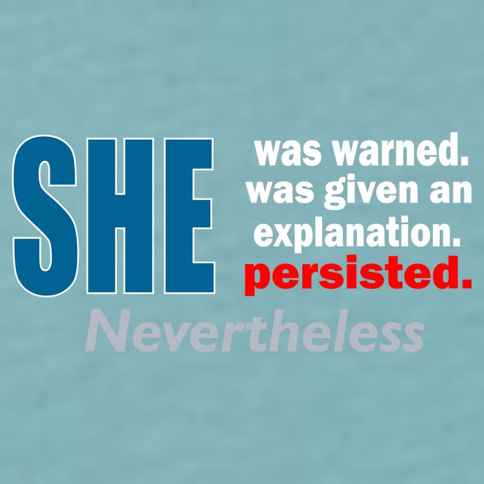 She Was Warned Given An Explanation Persisted Nevertheless Sueded Cloud Jersey T-Shirt