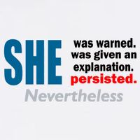 She Was Warned Given An Explanation Persisted Nevertheless Garment-Dyed Sweatshirt