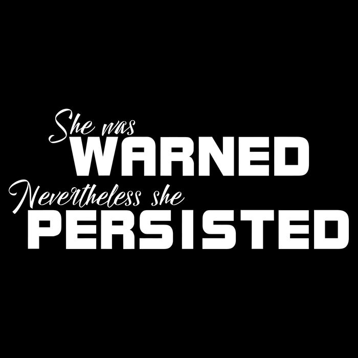 She Was Warned Nevertheless, She Persisted. Protest Apron