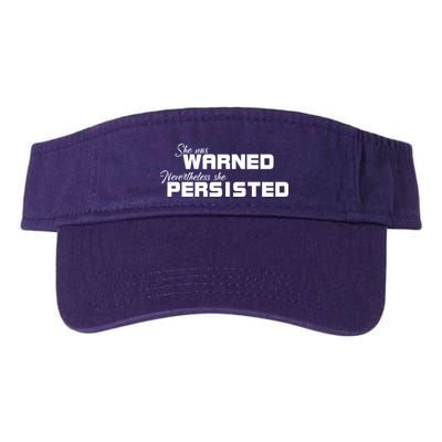 She Was Warned Nevertheless, She Persisted. Protest Visor