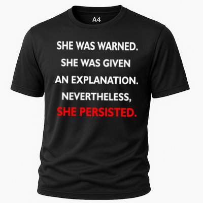 She Was Was Warned Nevertheless Persisted Performance Shirt