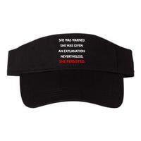 She Was Was Warned Nevertheless Persisted Visor