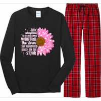 She Whispers Back I Am The Storm Pink Flower Long Sleeve Pajama Set