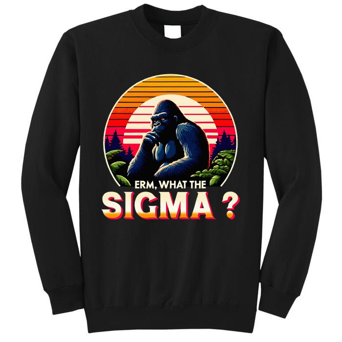 Sarcastic Humor Erm What The Sigma Funny Ironic Sweatshirt