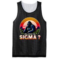 Sarcastic Humor Erm What The Sigma Funny Ironic Mesh Reversible Basketball Jersey Tank