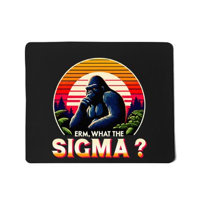 Sarcastic Humor Erm What The Sigma Funny Ironic Mousepad
