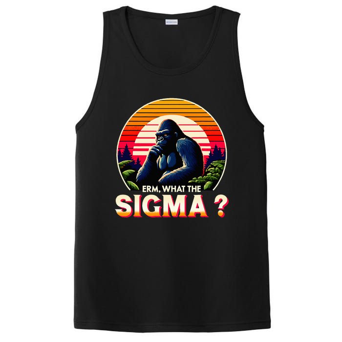 Sarcastic Humor Erm What The Sigma Funny Ironic PosiCharge Competitor Tank