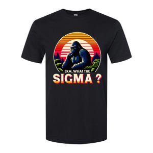 Sarcastic Humor Erm What The Sigma Funny Ironic Softstyle CVC T-Shirt