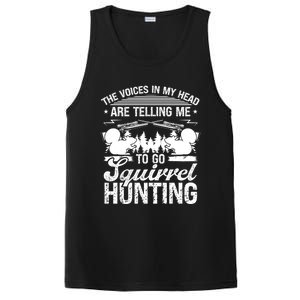 Squirrel Hunting Essential Voices In My Head Squirrel Hunter Cool Gift PosiCharge Competitor Tank