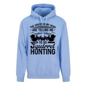 Squirrel Hunting Essential Voices In My Head Squirrel Hunter Cool Gift Unisex Surf Hoodie