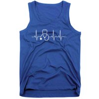 Stethoscope Heartbeat Ekg Nurse Medical Doctor Cool Nursing Cute Gift Tank Top