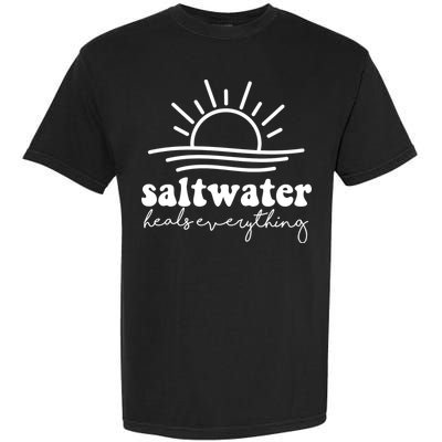 Saltwater Heals Everything Sunset Comfort Colors T-Shirt