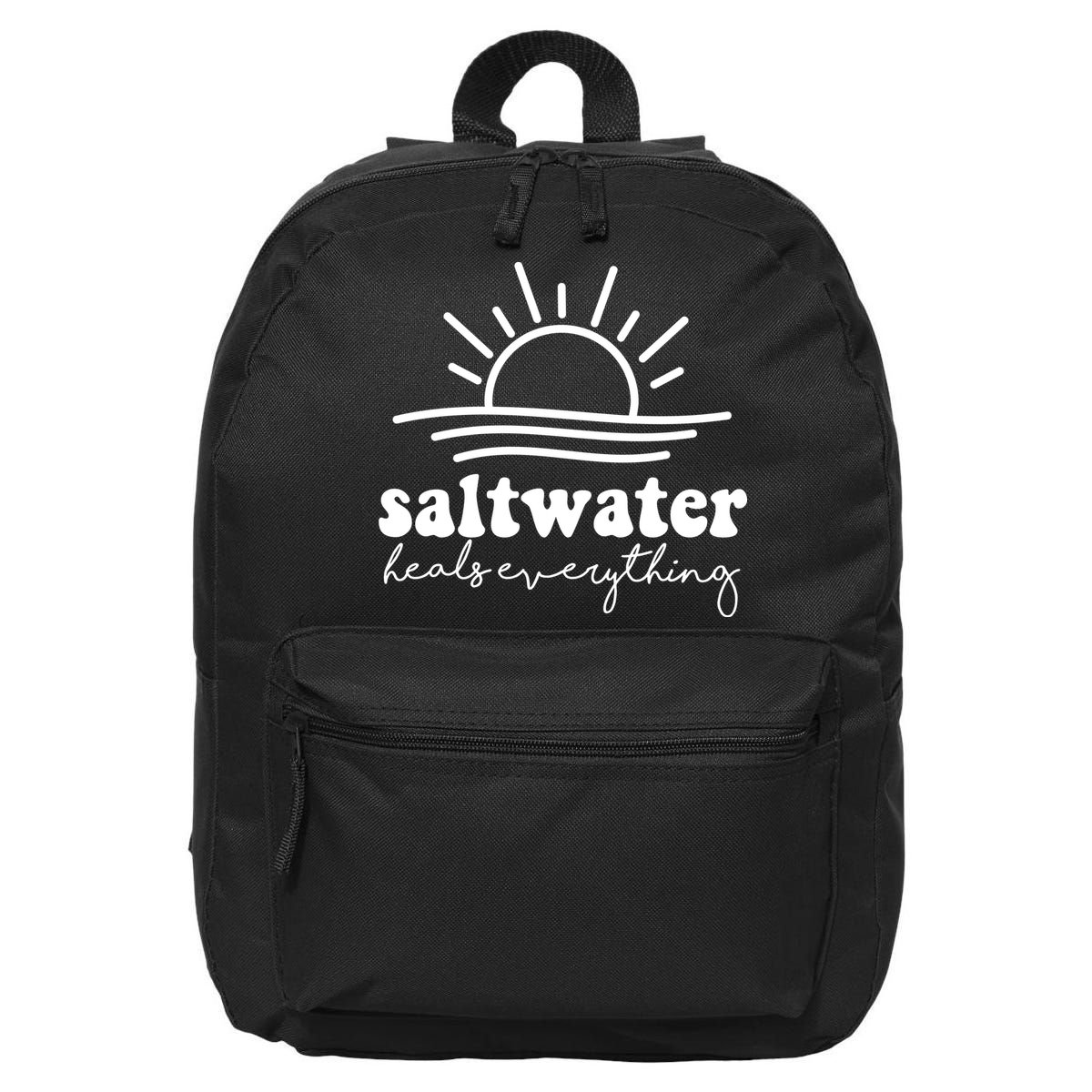 Saltwater Heals Everything Sunset 16 in Basic Backpack