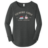 Stars Hallow Embroidered Gilmore G.I.R.L.S Women's Perfect Tri Tunic Long Sleeve Shirt