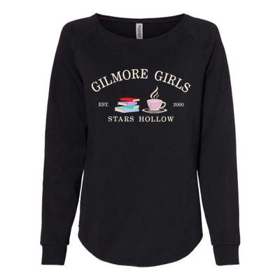 Stars Hallow Embroidered Gilmore G.I.R.L.S Womens California Wash Sweatshirt