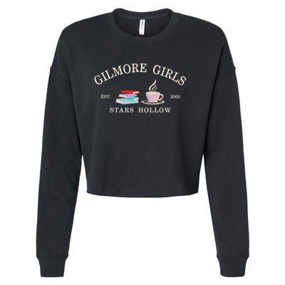 Stars Hallow Embroidered Gilmore G.I.R.L.S Cropped Pullover Crew