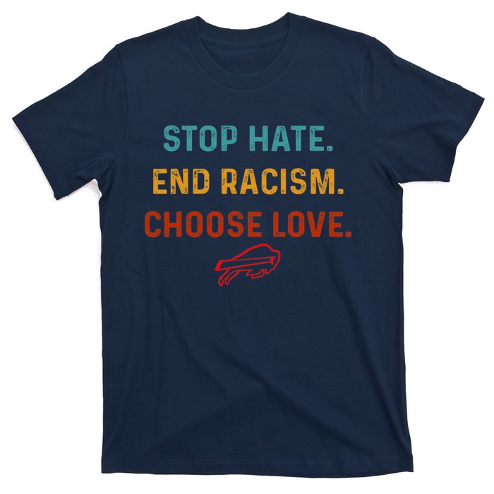 Stop Hate End Racism Choose Love T-Shirt