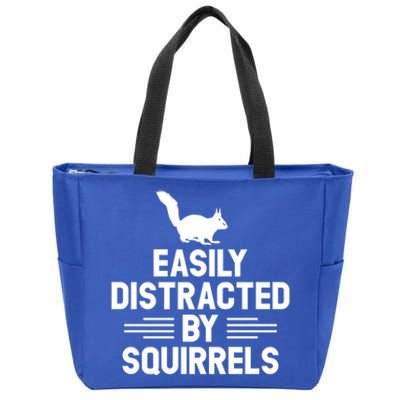 Squirrel Hunter Easily Distracted By Squirrel Hunting Gift Zip Tote Bag