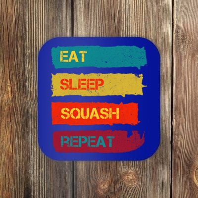 Squash Hobby Eat Sleep Squash Repeat Gift Coaster