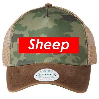 Sheep Red Box Logo Legacy Tie Dye Trucker Hat