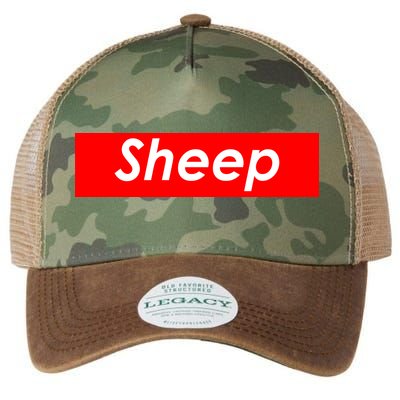 Sheep Red Box Logo Legacy Tie Dye Trucker Hat