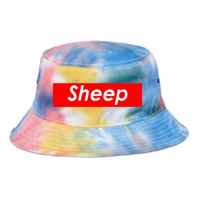 Sheep Red Box Logo Tie Dye Newport Bucket Hat