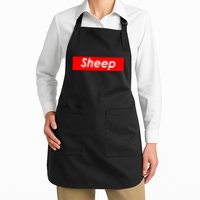 Sheep Red Box Logo Apron