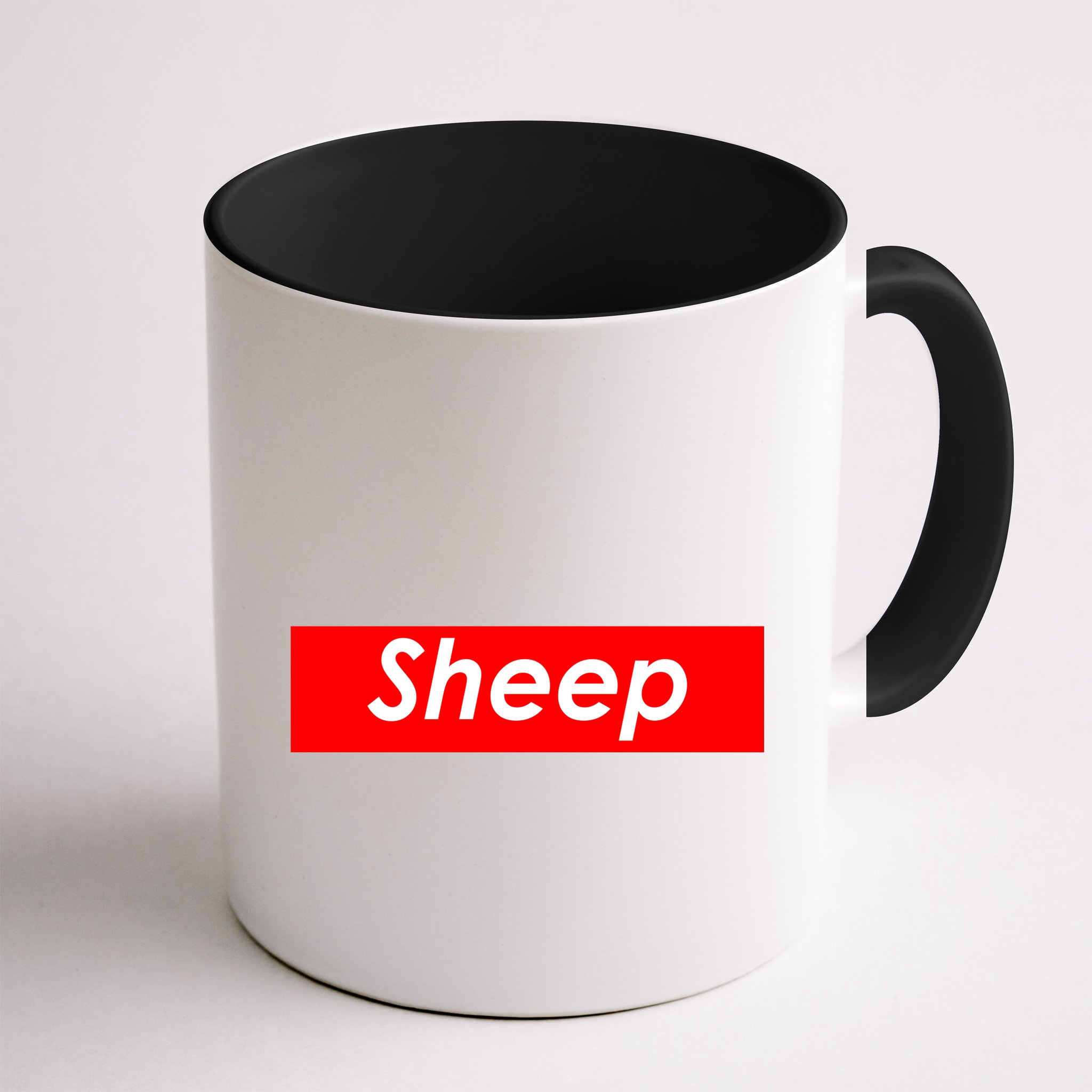 Sheep Red Box Logo Mug