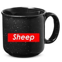 Sheep Red Box Logo 15oz Campfire Ceramic Mug