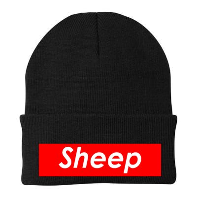Sheep Red Box Logo Beanie