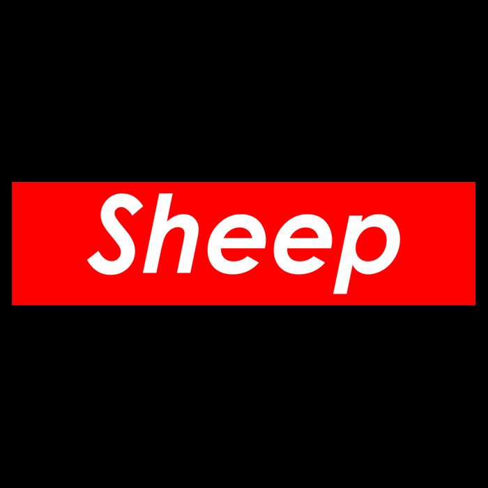 Sheep Red Box Logo Cooling Performance Long Sleeve Crew