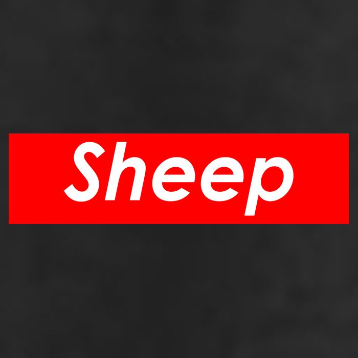 Sheep Red Box Logo Golf Towel