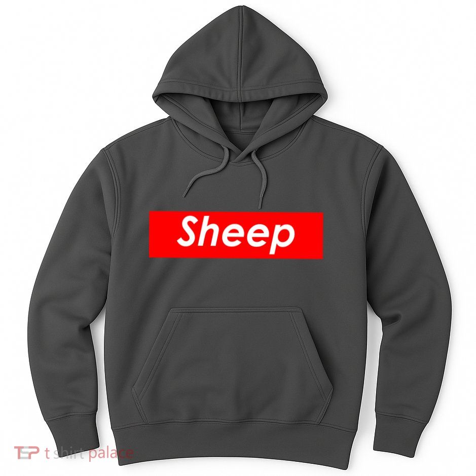 Sheep Red Box Logo Hoodie