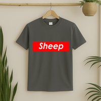 Sheep Red Box Logo T-Shirt