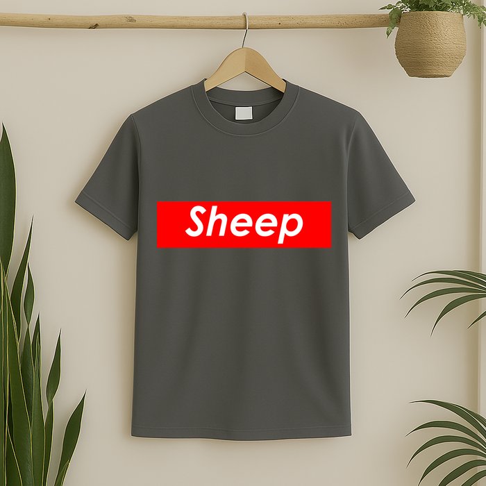 Sheep Red Box Logo T-Shirt