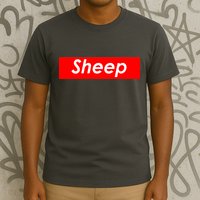 Sheep Red Box Logo T-Shirt