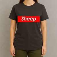 Sheep Red Box Logo T-Shirt