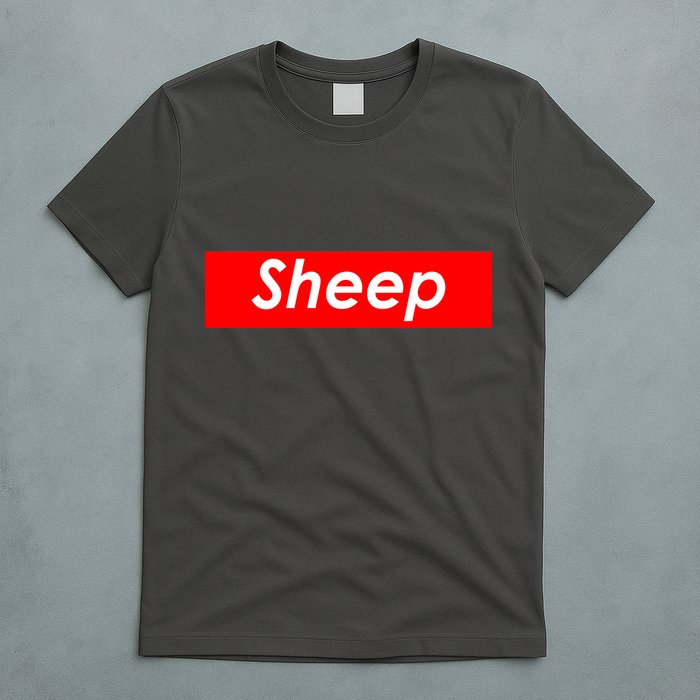 Sheep Red Box Logo T-Shirt