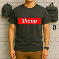 Sheep Red Box Logo T-Shirt