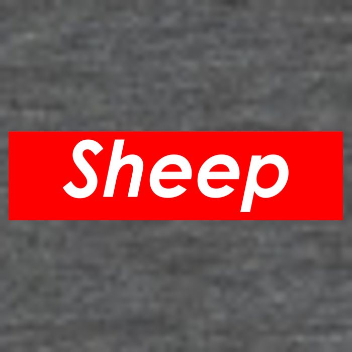 Sheep Red Box Logo T-Shirt