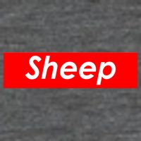 Sheep Red Box Logo Flatbill Hat