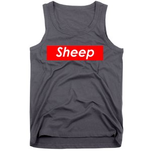 Sheep Red Box Logo Tank Top