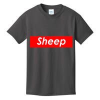 Sheep Red Box Logo Kids T-Shirt