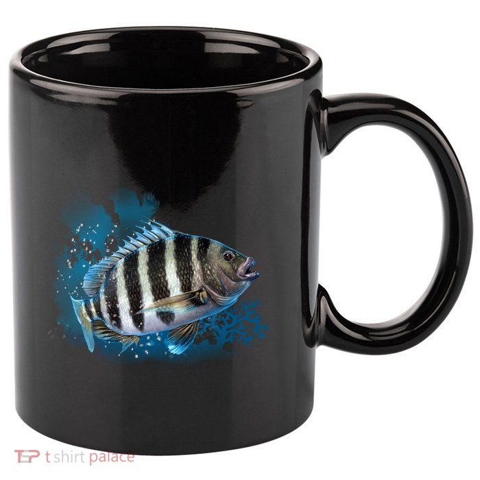 Sheepshead 11oz C Handle Ceramic Mug