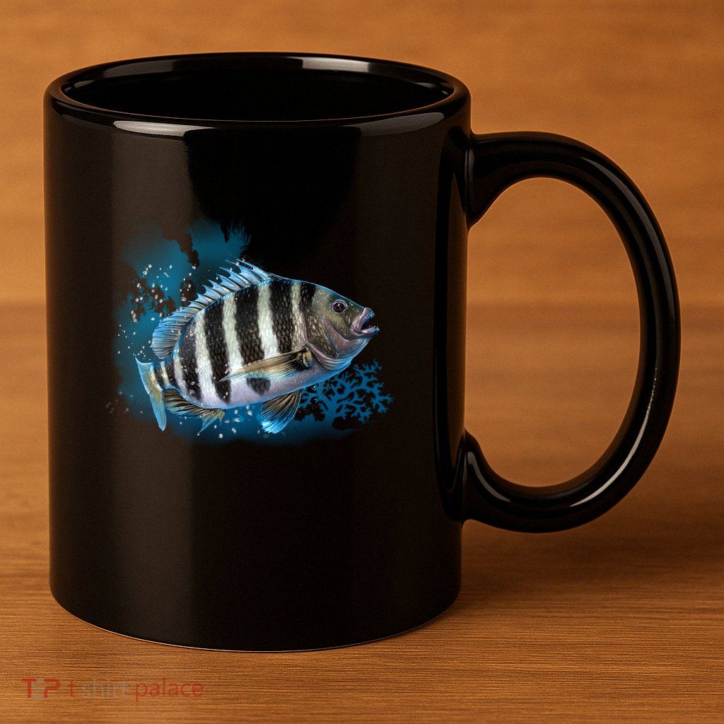 Sheepshead 11oz C Handle Ceramic Mug